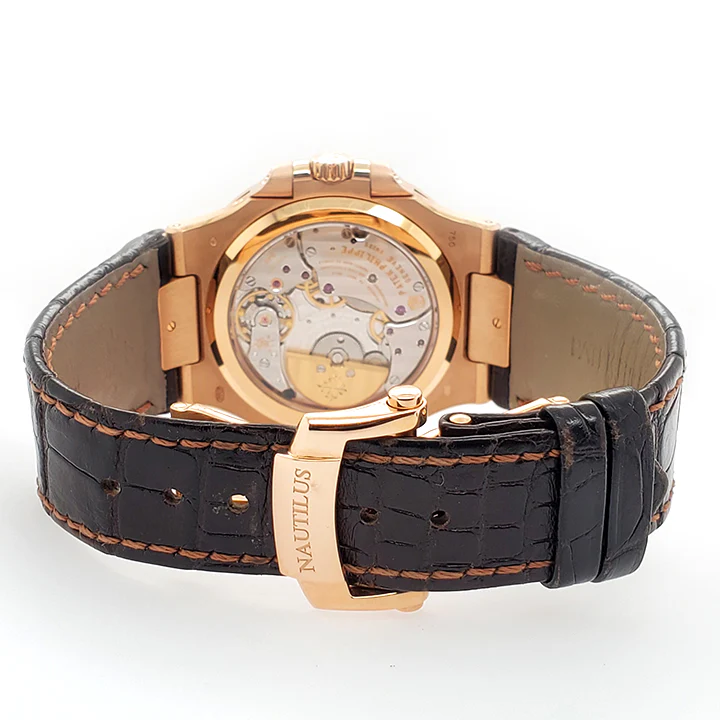 Patek Philippe Nautilus 40mm 18K Rose Gold Watch 5712R-001 Box Papers 2015 - Image 4
