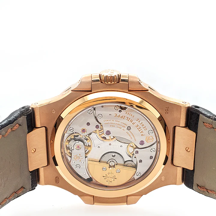 Patek Philippe Nautilus 40mm 18K Rose Gold Watch 5712R-001 Box Papers 2015 - Image 6