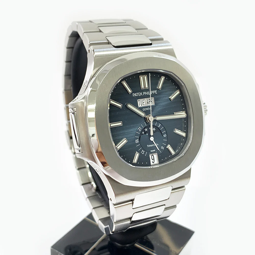 Patek Philippe Nautilus 5726/1A-014 Tiffany Dial Stainless Steel Annual Calendar Automatic 40mm Watch - Image 10
