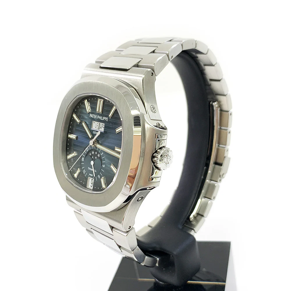Patek Philippe Nautilus 5726/1A-014 Tiffany Dial Stainless Steel Annual Calendar Automatic 40mm Watch - Image 11
