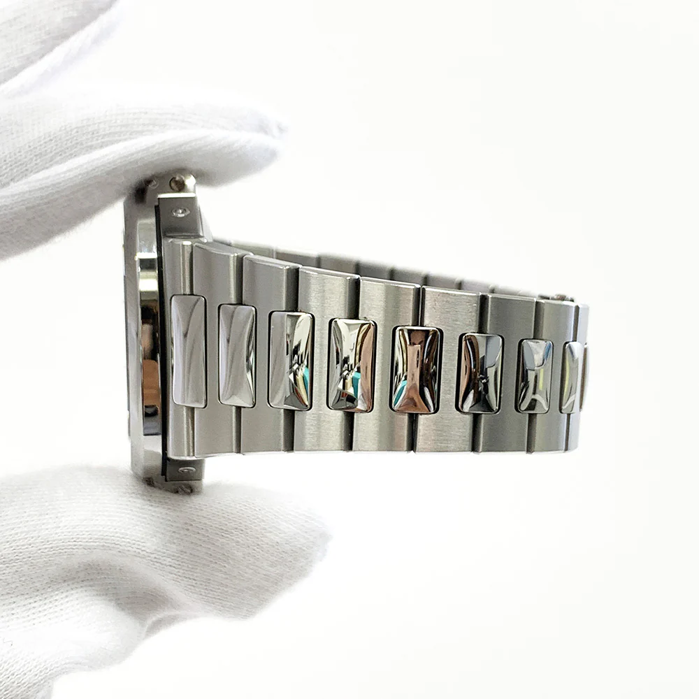 Patek Philippe Nautilus 5726/1A-014 Tiffany Dial Stainless Steel Annual Calendar Automatic 40mm Watch - Image 8
