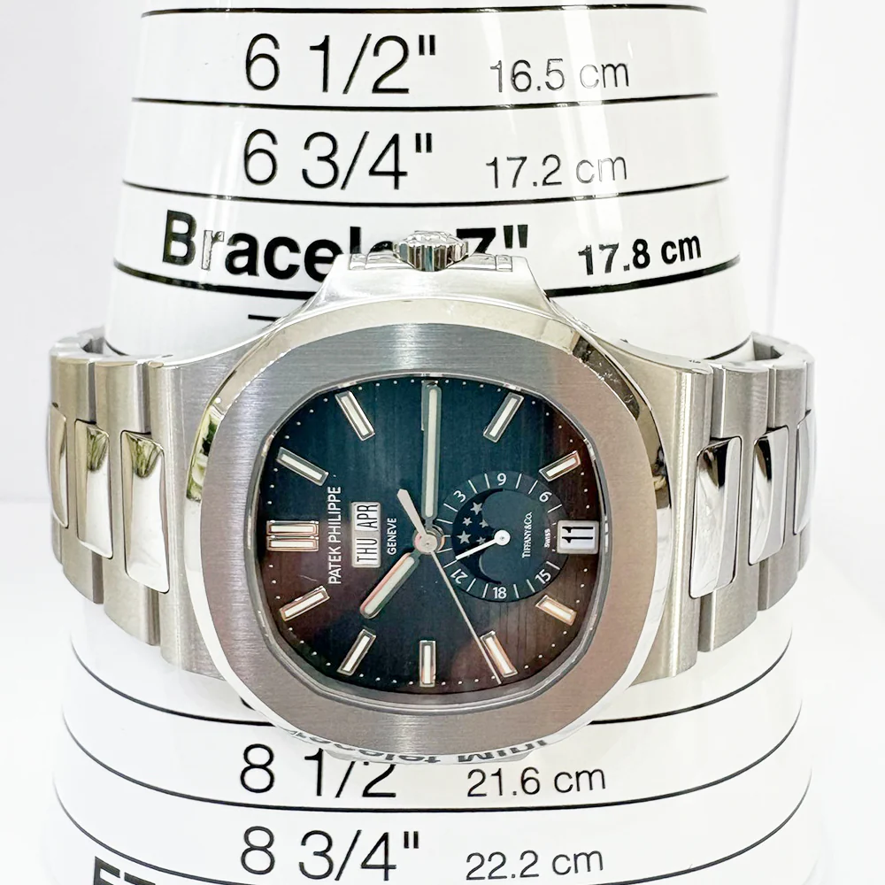 Patek Philippe Nautilus 5726/1A-014 Tiffany Dial Stainless Steel Annual Calendar Automatic 40mm Watch - Image 9