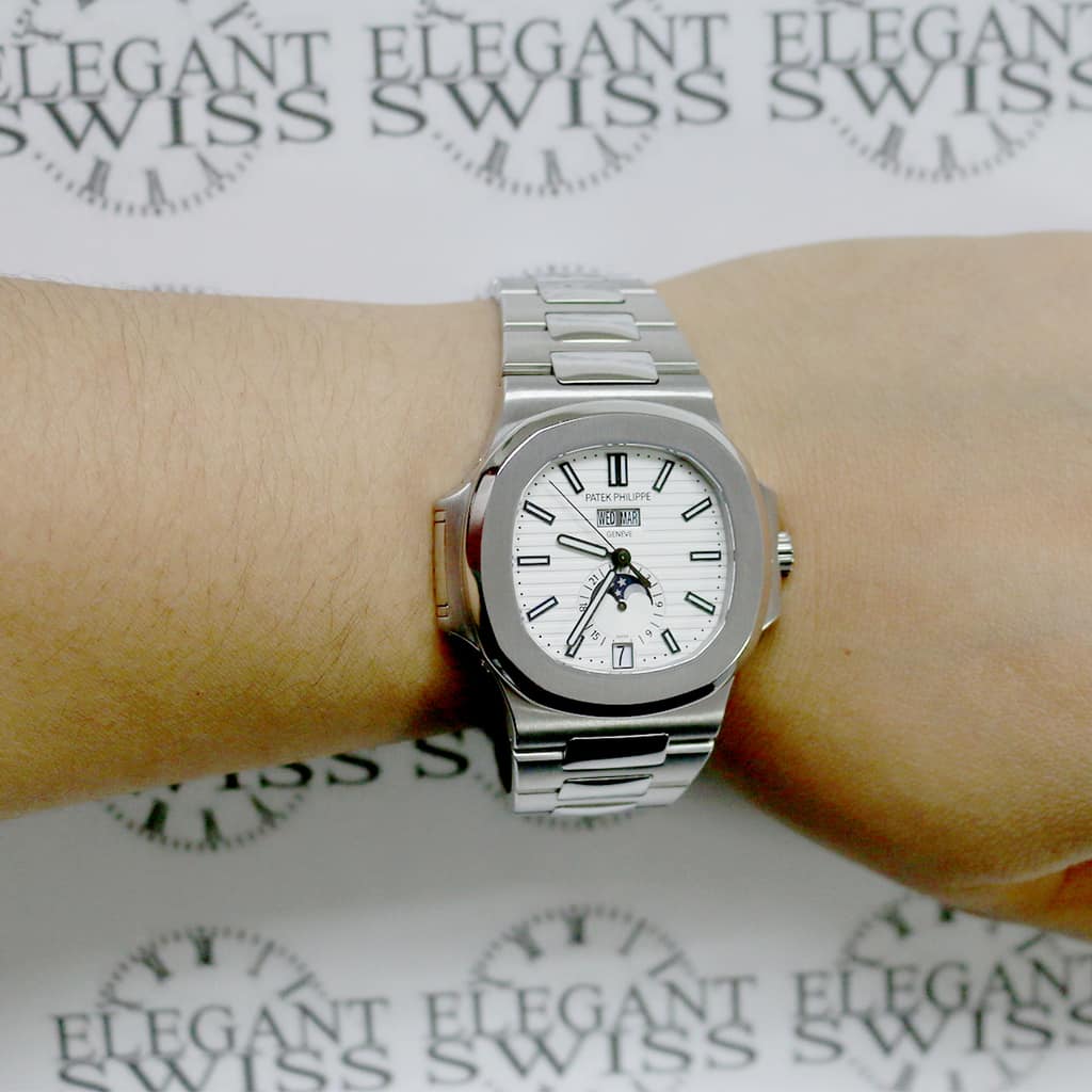 Patek Philippe Complications Nautilus Annual Calendar 41mm Automatic Steel Watch 5726/1A-010 Box Papers - Image 3