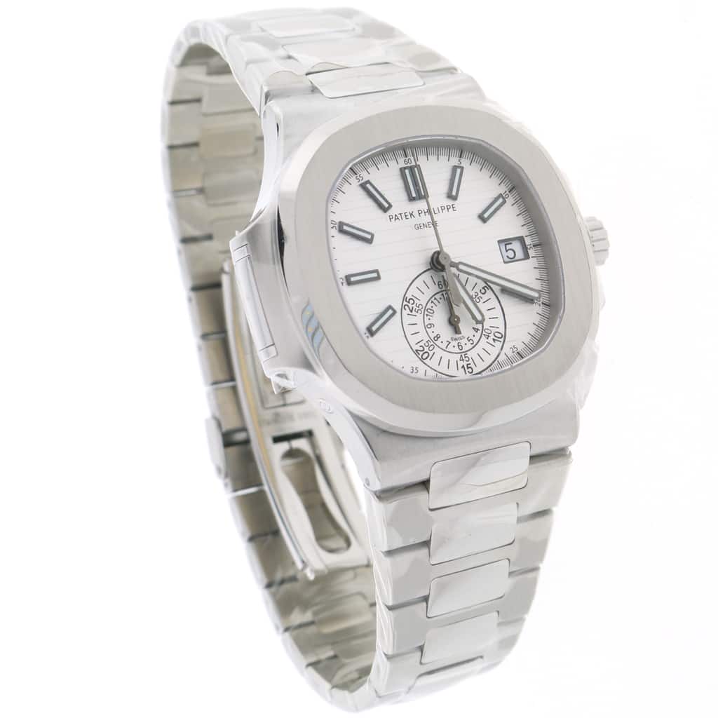 Patek Philippe Nautilus Chronograph White Dial Automatic Stainless Steel Mens Watch 5980/1A-019 - Image 4