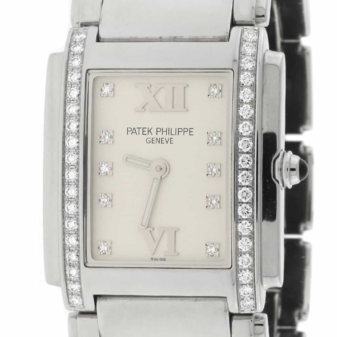 Patek Philippe Twenty-4 Factory Diamond Bezel & Diamond Dial Stainless Steel Ladies Watch 4910-10A-011 - Image 3