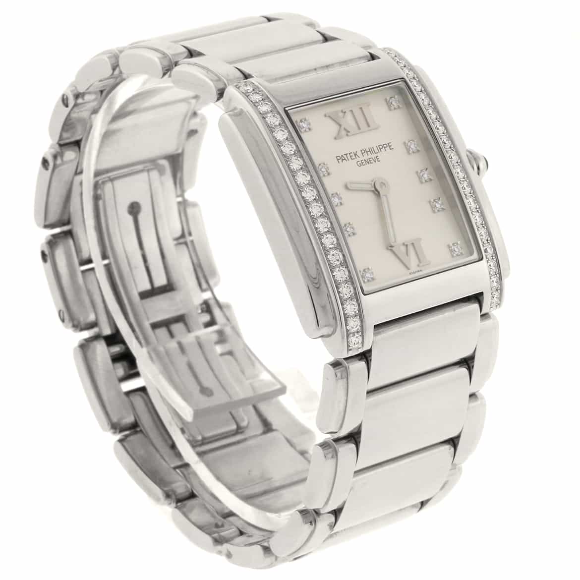 Patek Philippe Twenty-4 Factory Diamond Bezel & Diamond Dial Stainless Steel Ladies Watch 4910-10A-011 - Image 6