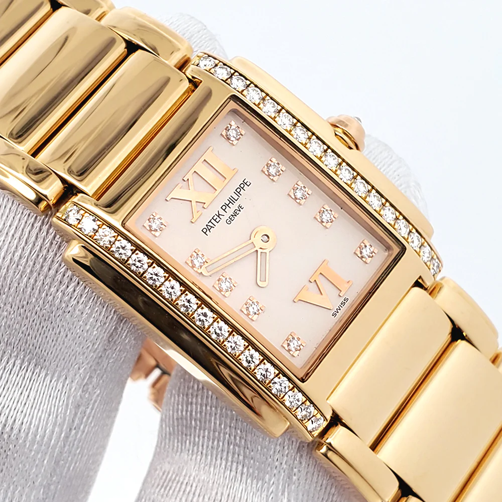 Patek Philippe Twenty-4 Factory Diamond Set Rose Gold Ladies Watch 4908/11R-011 - Image 2