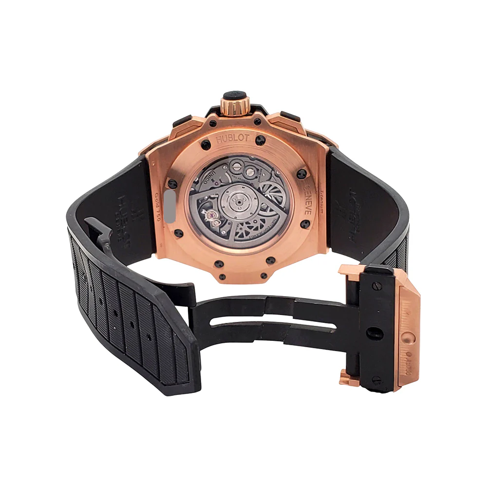 Rare Hublot Unico King Power Rose Gold Ceramic 48mm Watch 701.OQ.0180.RX Papers/Tag - Image 6