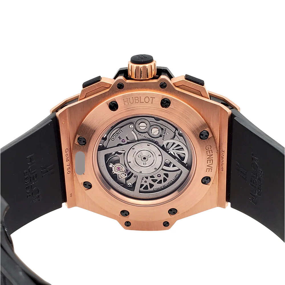 Rare Hublot Unico King Power Rose Gold Ceramic 48mm Watch 701.OQ.0180.RX Papers/Tag - Image 7