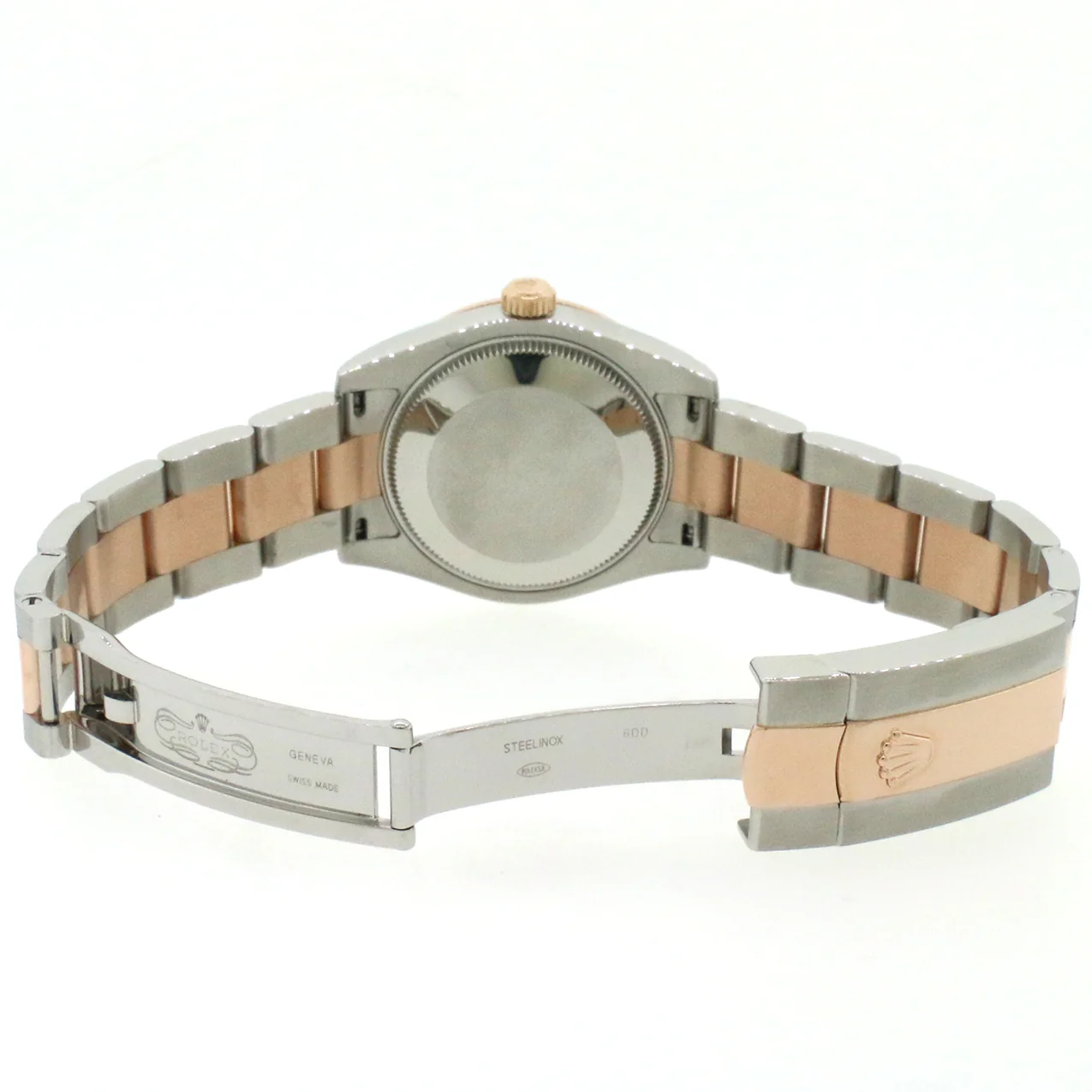 Rolex Datejust 31mm SS/Rose Factory Diamond Bezel/Pink Diamond Dial/Box&Papers 178341 - Image 5