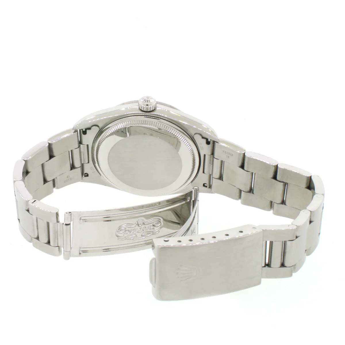 Rolex Air-King Factory Blue Index Dial 34MM Automatic Stainless Steel Oyster Watch 14000 - Image 3