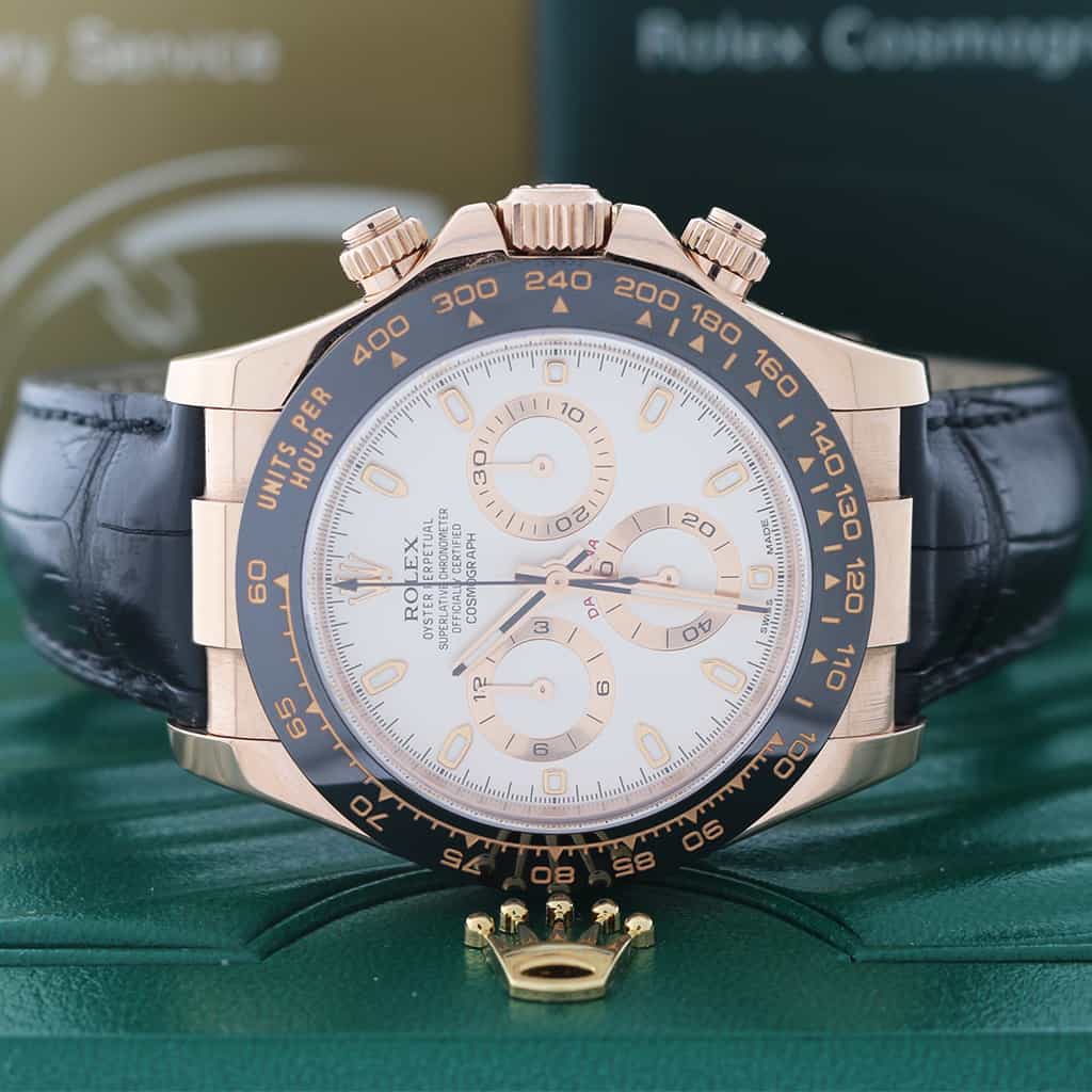 Rolex Cosmograph Daytona 18K Everose Gold Ceramic Bezel 116515 - Image 2