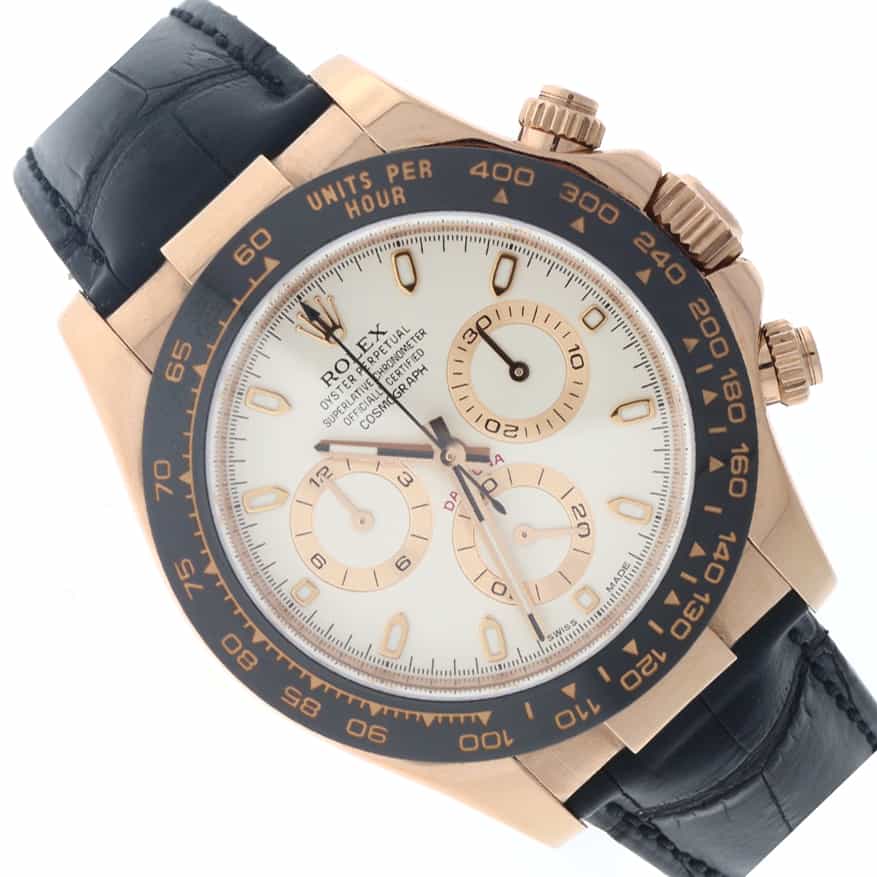 Rolex Cosmograph Daytona 18K Everose Gold Ceramic Bezel 116515 - Image 4