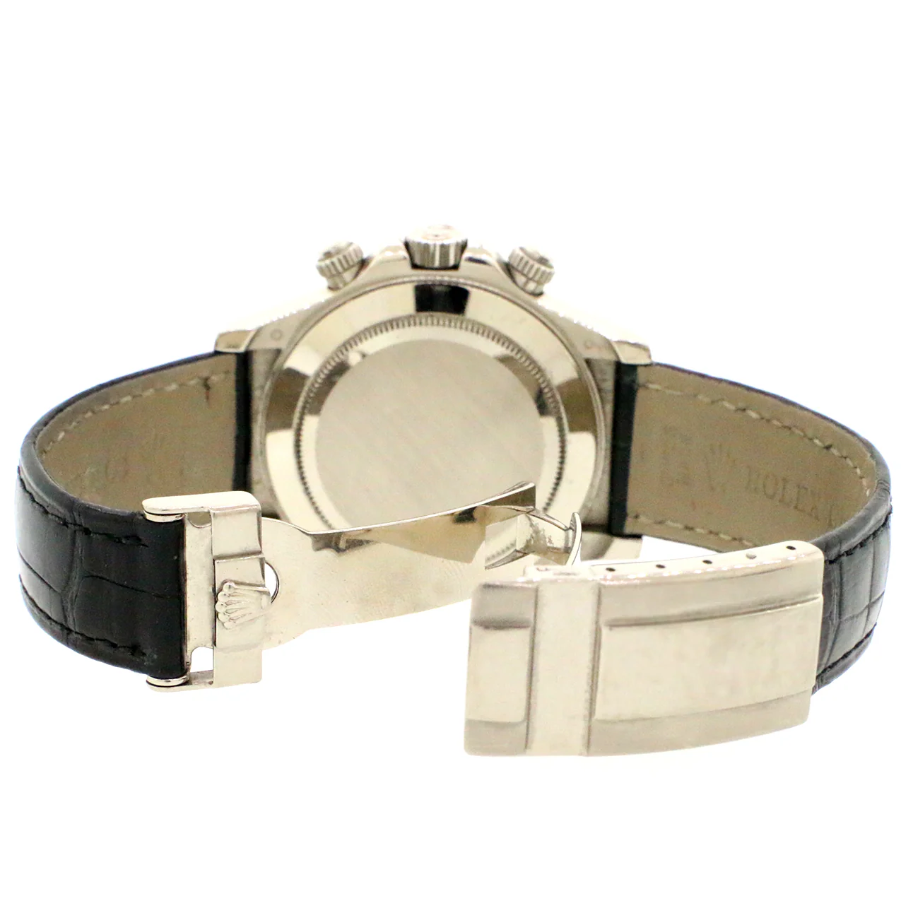 Rolex Cosmograph Daytona 18K White Gold Factory Meteorite Dial Mens Watch 116519 - Image 4