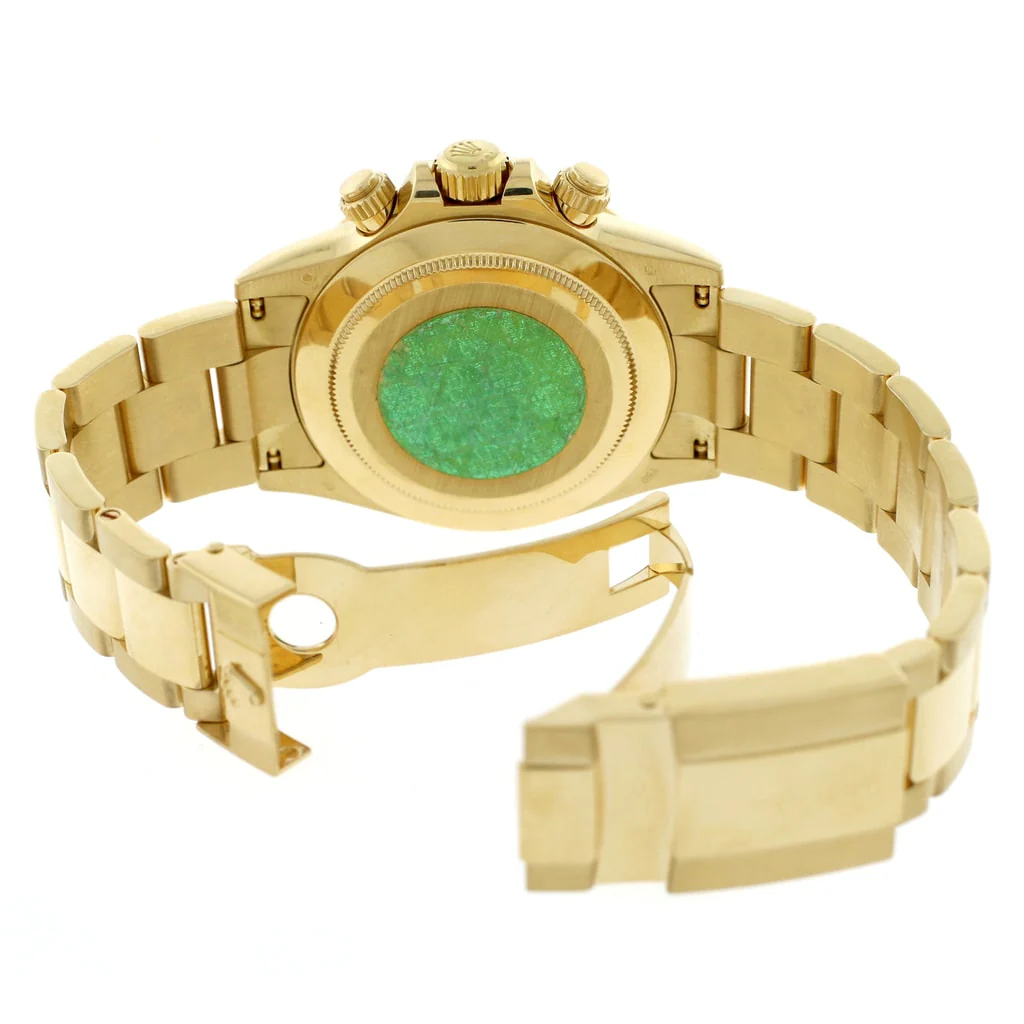 Rolex Cosmograph Daytona 18K Yellow Gold Factory Diamond Dial 40MM Automatic Mens Oyster Watch 116528 - Image 7