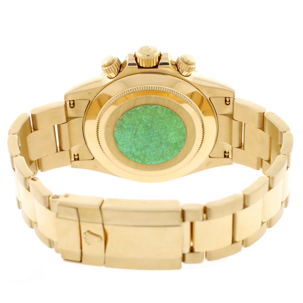 Rolex Cosmograph Daytona 18K Yellow Gold Factory Diamond Dial 40MM Automatic Mens Oyster Watch 116528 - Image 8
