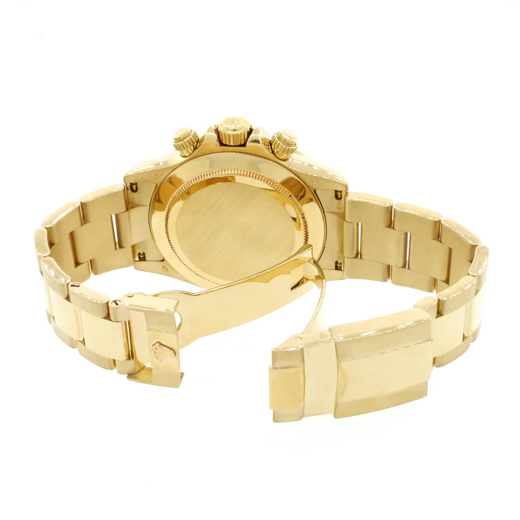 Rolex Cosmograph Daytona 18K Yellow Gold Factory White MOP Dial 40MM Automatic Mens Oyster Watch 116528 - Image 8