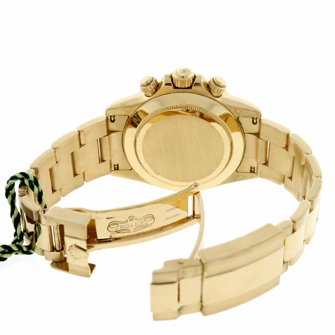 Rolex Cosmograph Daytona 18K Yellow Gold Original Dark Mother of Pearl Diamond Dial 40MM Automatic Mens Watch 116508 - Image 10