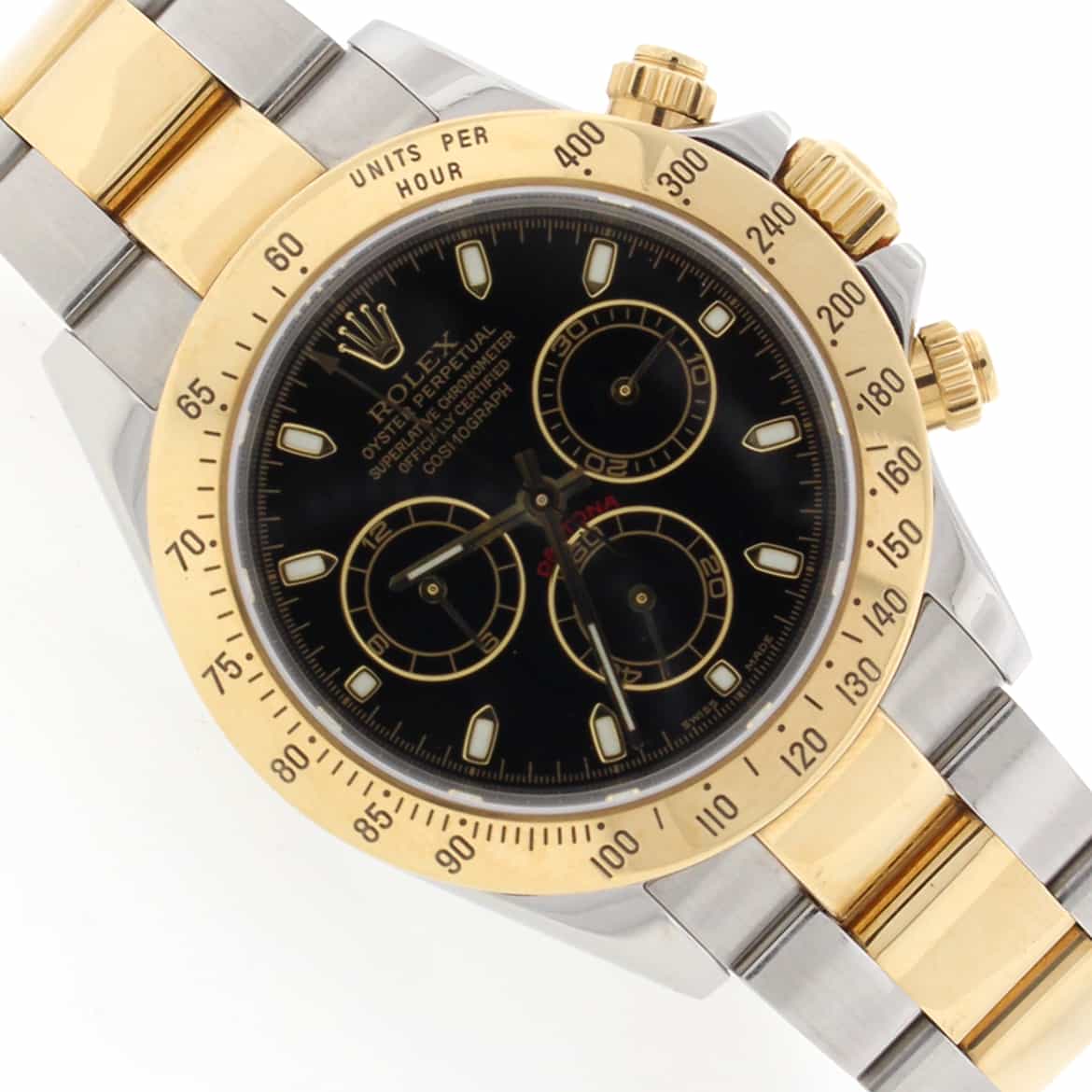 Rolex Cosmograph Daytona 2-Tone 18K Yellow Gold & Stainless Steel 40mm Mens Watch 116523 - Image 4