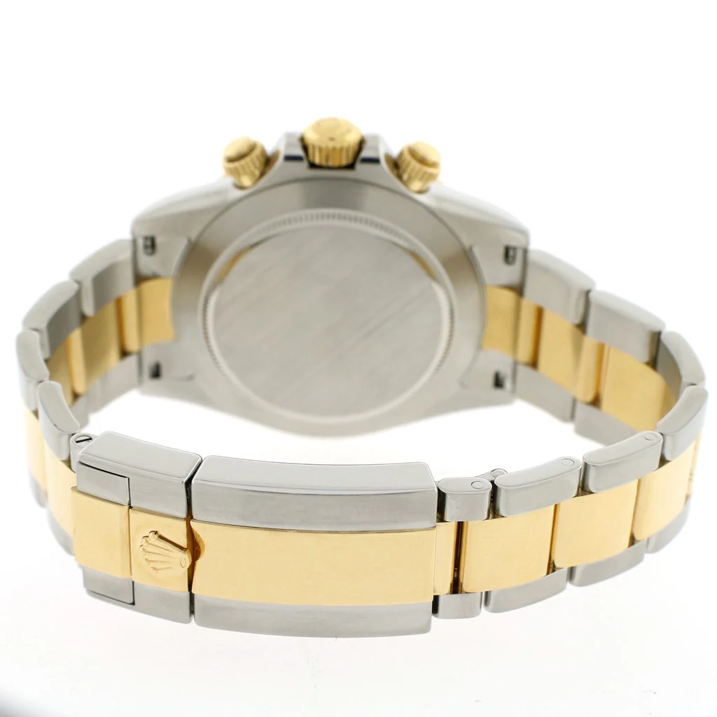 Rolex Cosmograph Daytona 2-Tone 18K Yellow Gold/Steel 40mm Ivory Dial Automatic Oyster Mens Watch 116523 - Image 7