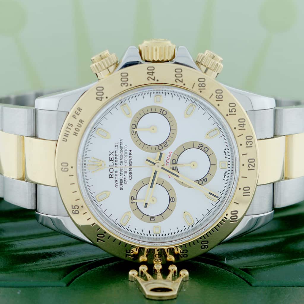 Rolex Cosmograph Daytona 2-Tone 18K Yellow Gold/Steel 40mm Automatic Oyster Mens Watch 116523 - Image 2