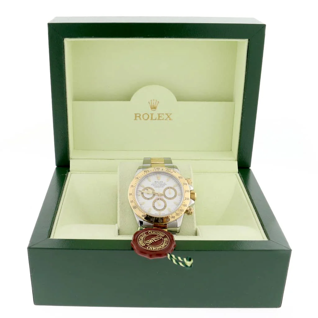 Rolex Cosmograph Daytona 2-Tone 18K Yellow Gold/Steel 40mm Automatic Oyster Mens Watch 116523 - Image 3