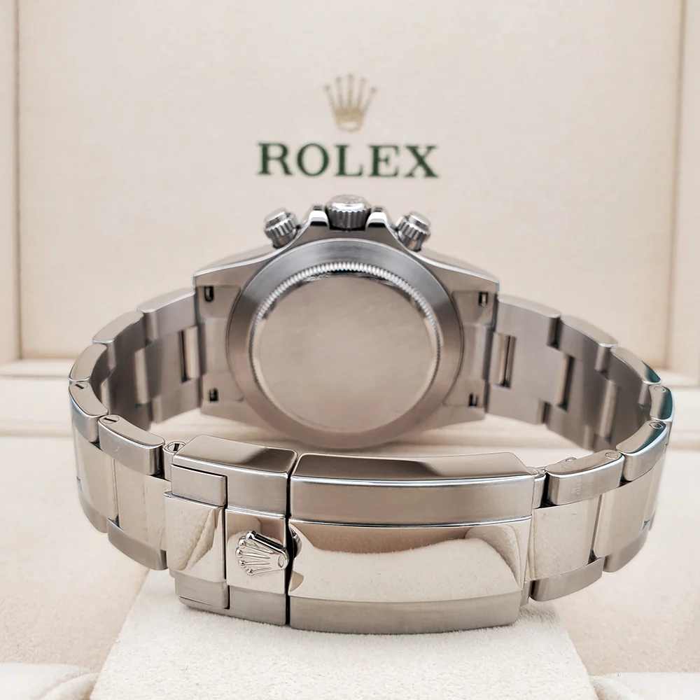 Rolex Cosmograph Daytona 40mm 116520 White Dial Steel Watch Box Papers - Image 5
