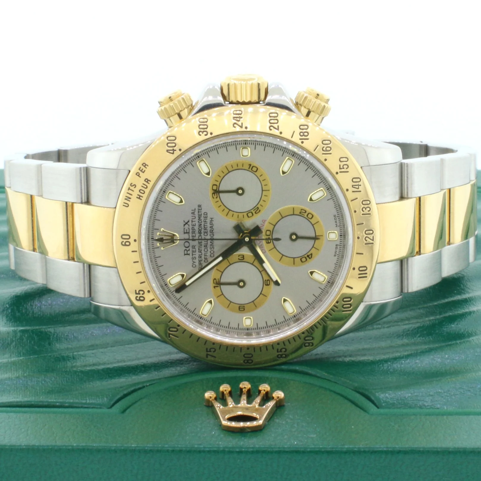Rolex Cosmograph Daytona 40mm 2-Tone 18K Yellow Gold & Stainless Steel Oyster Watch 116523 - Image 2