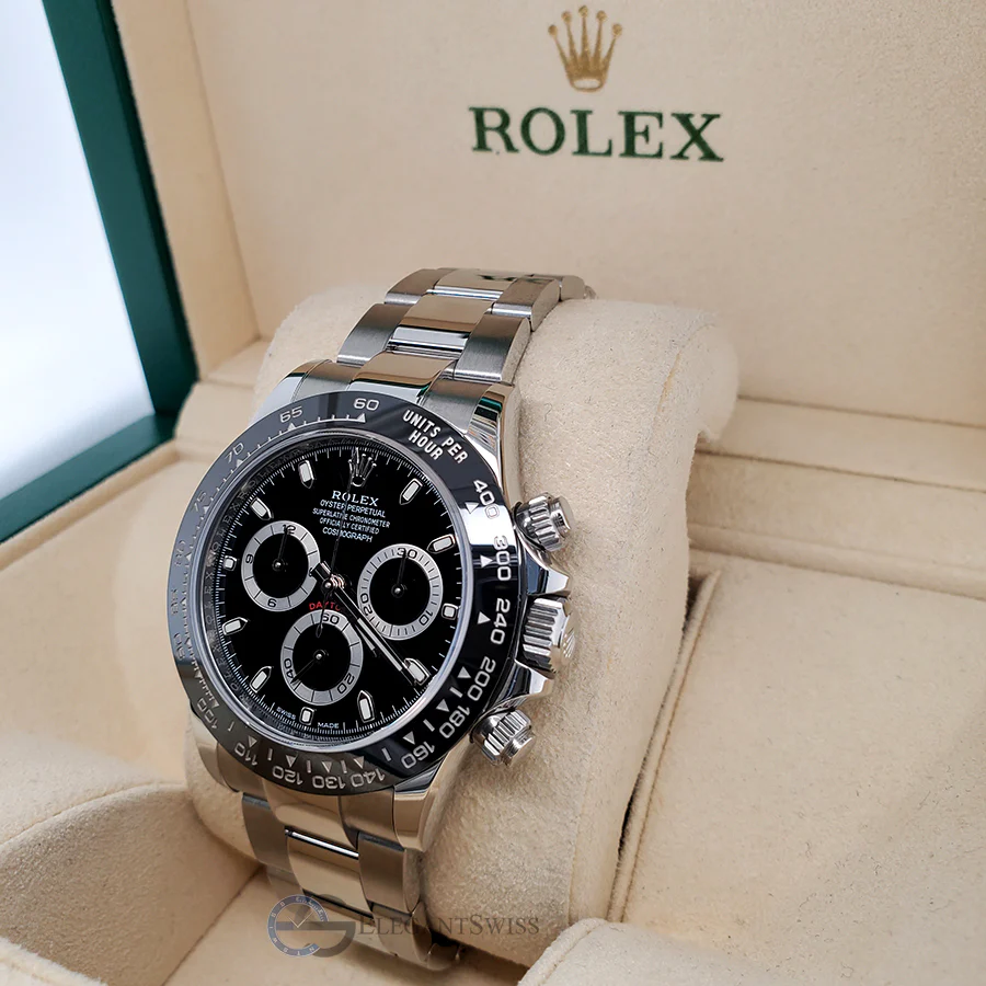 Rolex Cosmograph Daytona 40mm Black Index Dial Stainless Steel Watch 116500LN Box Papers - Image 3