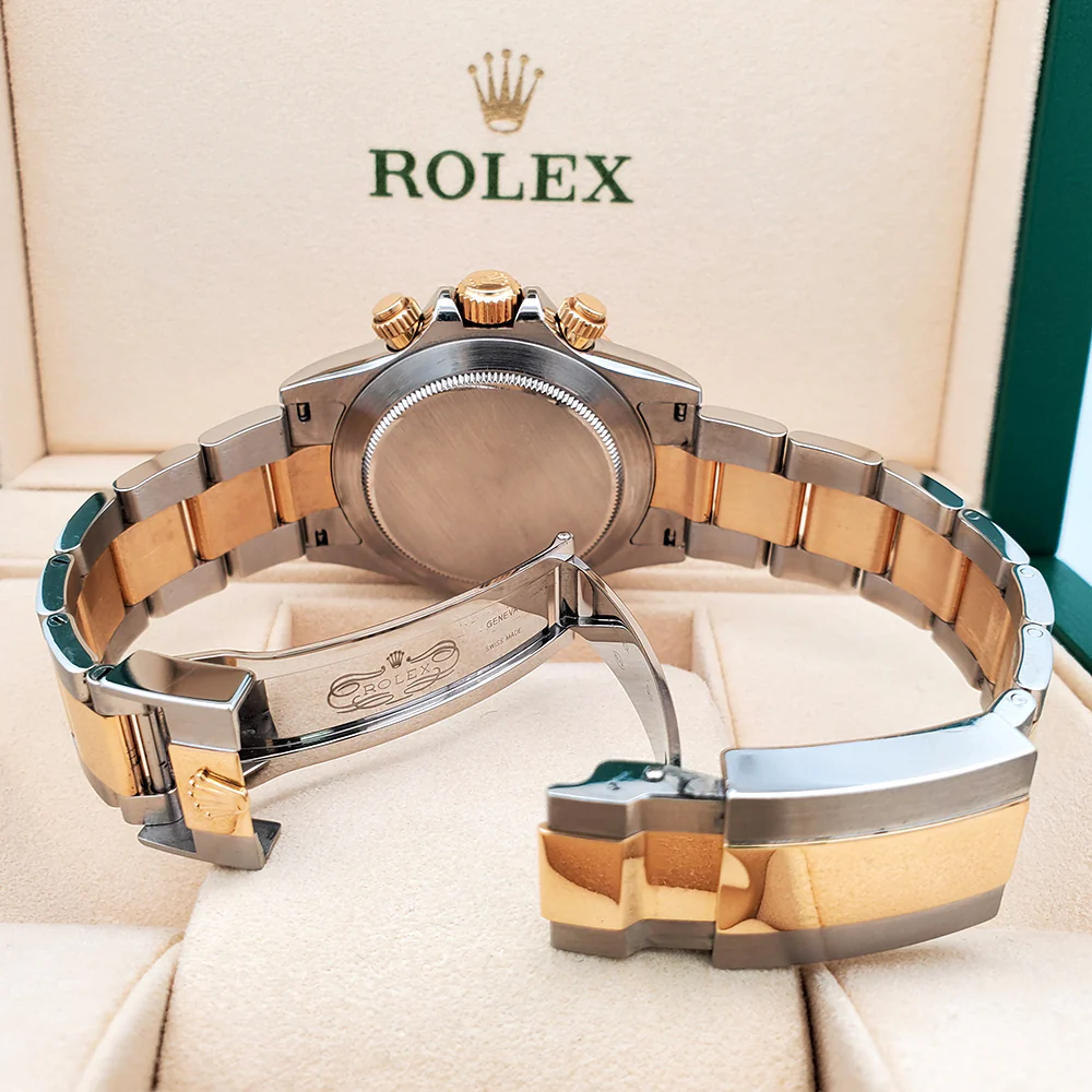 Rolex Cosmograph Daytona 40mm Factory Tahitian MOP 2-tone Yellow Gold/Steel Oyster Watch 116503 - Image 7