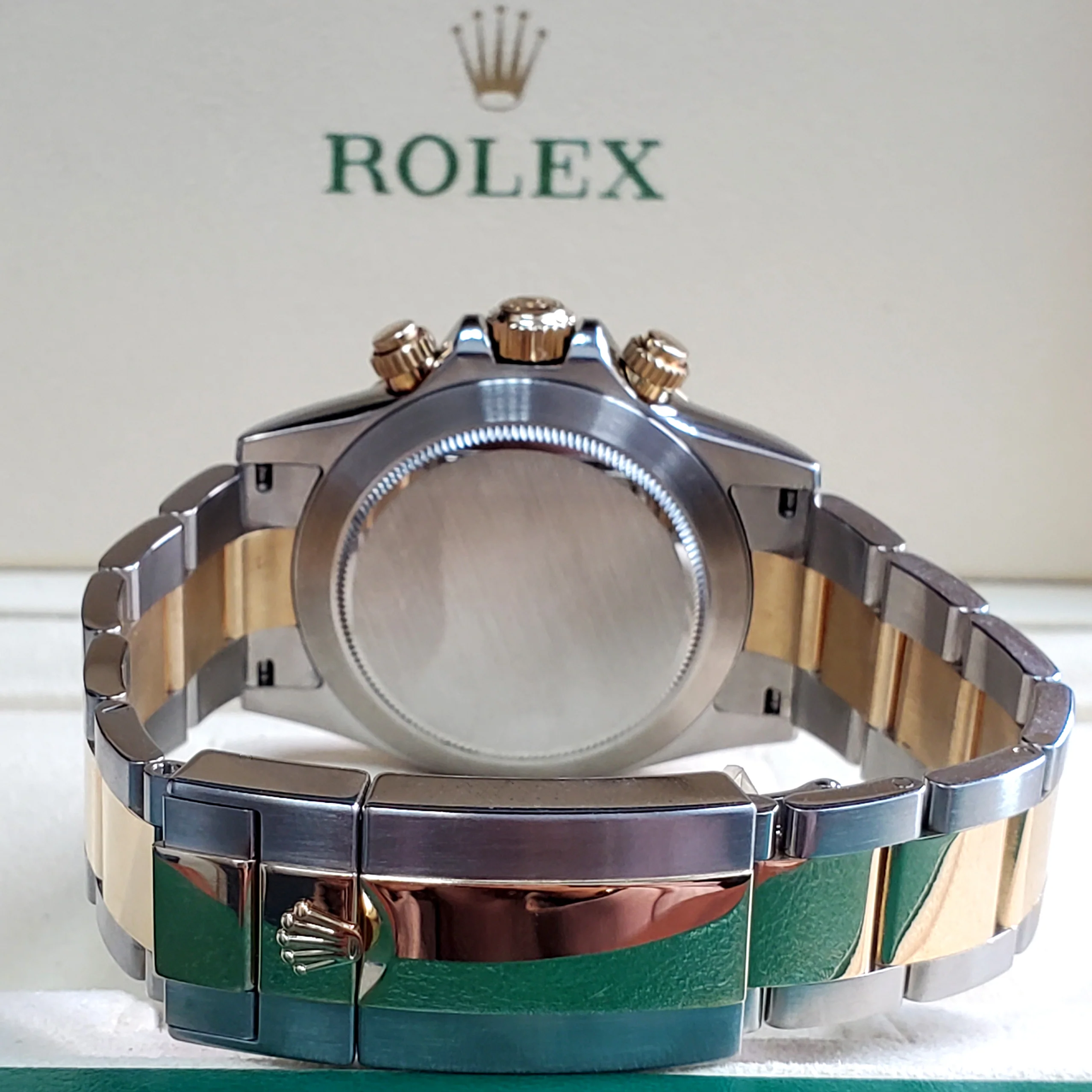Rolex Cosmograph Daytona 40mm Grey Dial Yellow Gold/Steel Watch 116523 - Image 4