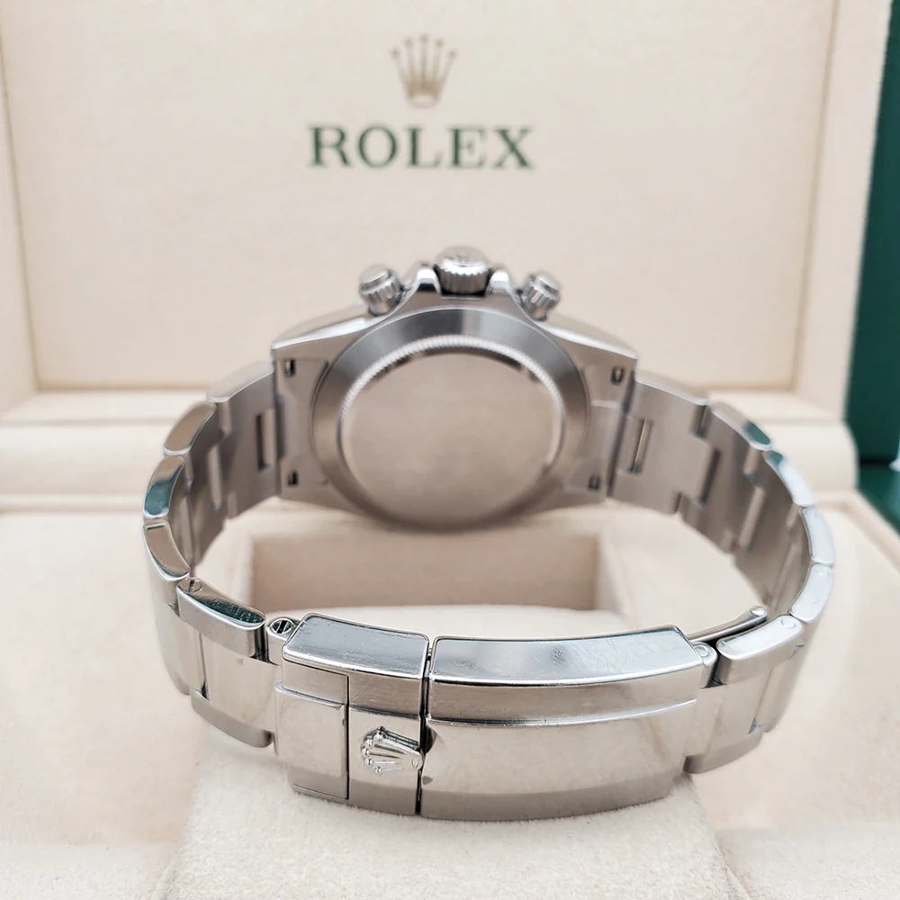 Rolex Cosmograph Daytona 40mm White Dial Steel Watch 116520 Box Papers - Image 6