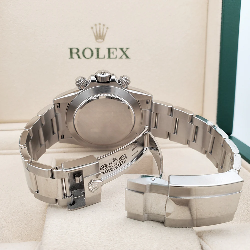 Rolex Cosmograph Daytona 40mm White Dial Steel Watch 116520 Box Papers - Image 7