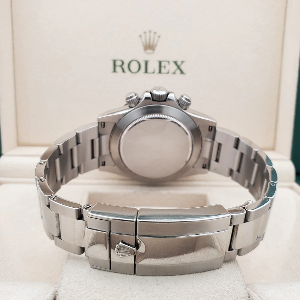 Rolex Cosmograph Daytona 40mm White Panda Index Dial Steel Watch 116500 Box Papers - Image 6