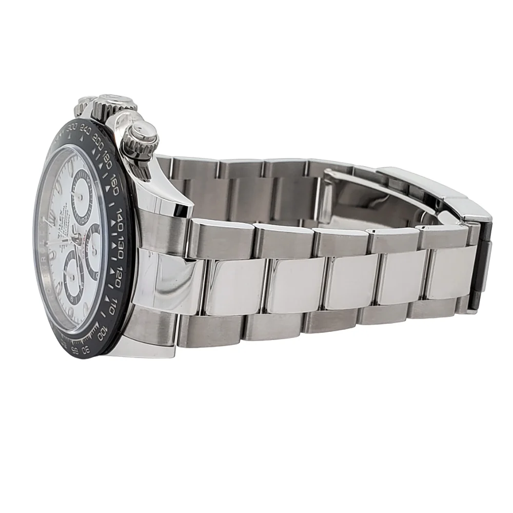 Rolex Cosmograph Daytona 40mm White Panda Index Dial Steel Watch 116500LN Box Papers - Image 4
