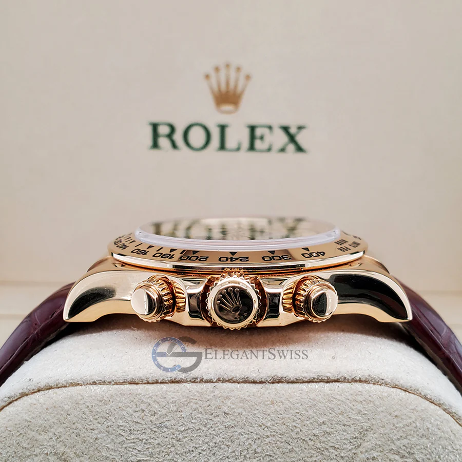 Rolex Cosmograph Daytona 40MM Yellow Gold Panda Dial Watch 116518 - Image 4