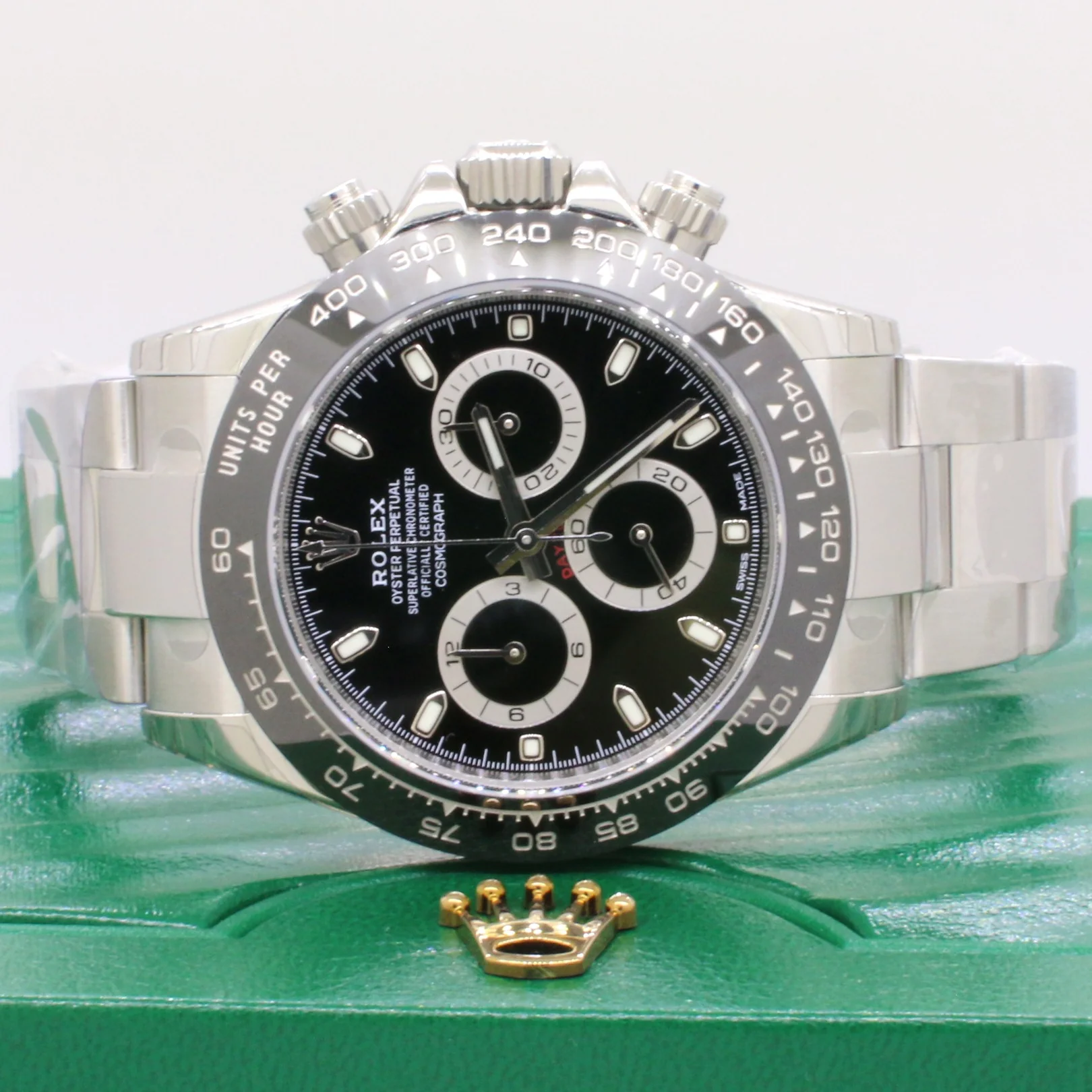 Rolex Cosmograph Daytona Black Ceramic Bezel/Dial 40MM Steel Watch 116500LN UNWORN - Image 2