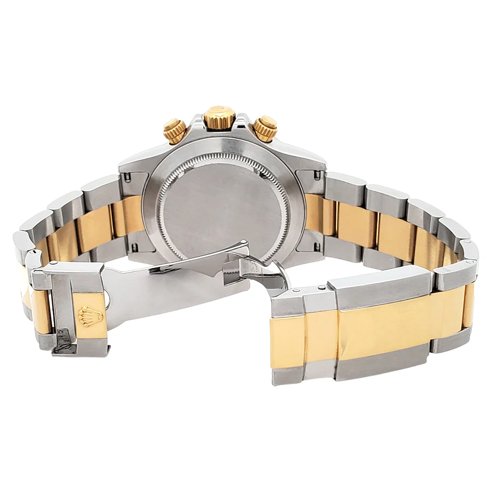 Rolex Cosmograph Daytona Factory Tahitian Mother of Pearl Dial Yellow Gold/ Steel Watch 116523 Box/Papers/Service Papers - Image 9