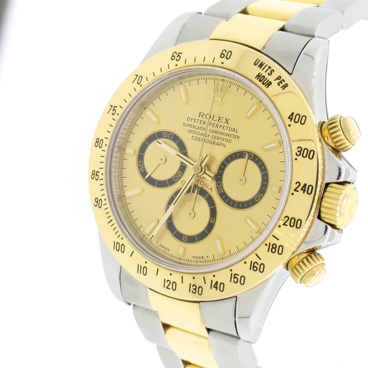 Rolex Cosmograph Daytona Zenith 2-Tone 18K Yellow Gold & Stainless Steel 40mm Oyster Watch 16523 - Image 7