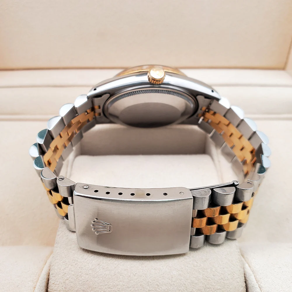 Rolex Date 34mm Champagne Dial Yellow Gold/Steel Jubilee 15013 Watch Box Papers - Image 5