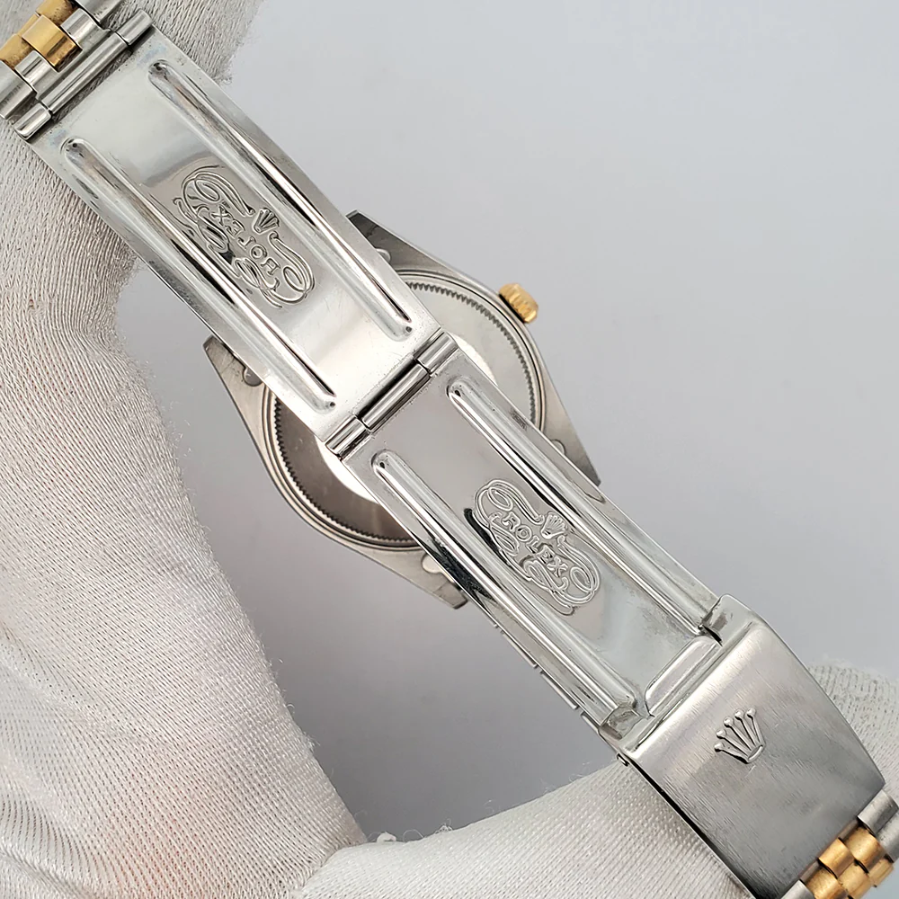Rolex Date 34mm Champagne Dial Yellow Gold/Steel Jubilee 15013 Watch Box Papers - Image 6