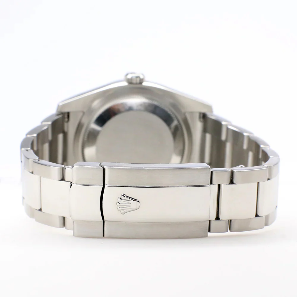 Rolex Datejust 116200 36mm 2.7ct Diamond Bezel/Black Roman Dial Steel Oyster Watch - Image 4
