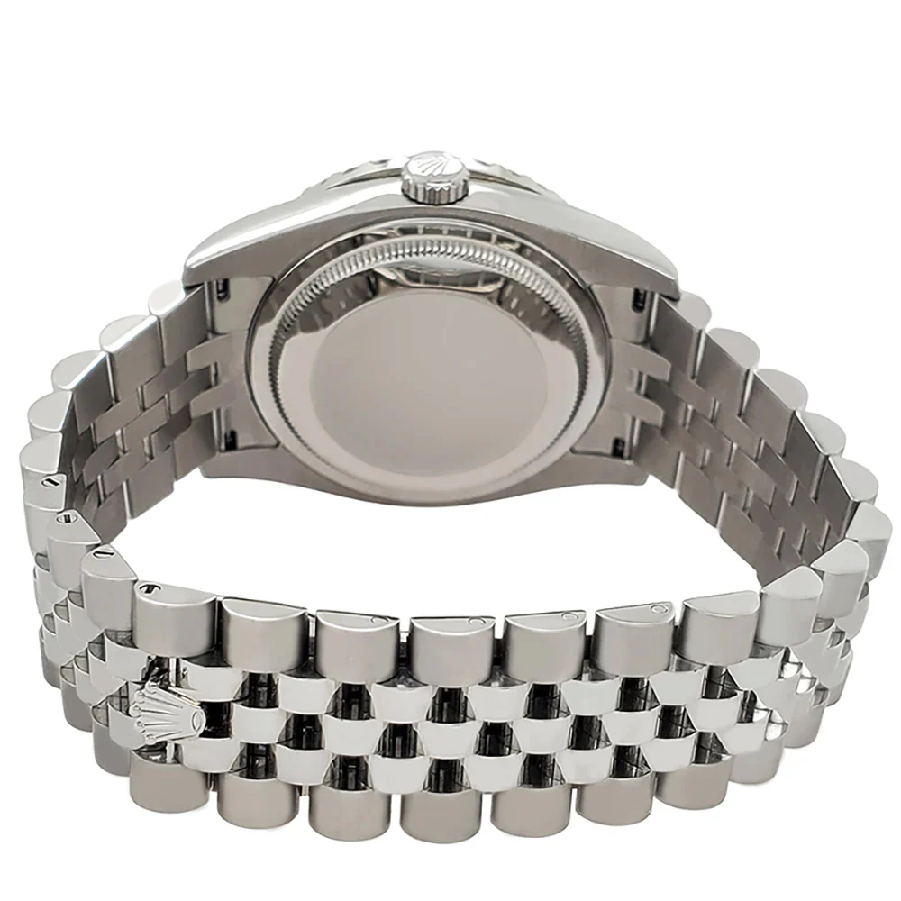 Rolex Datejust 116200 36mm 3.9CT Diamond Bezel/Lugs/Black Roman Dial Steel Watch - Image 6
