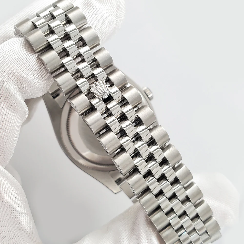Rolex Datejust 116200 36mm 3.9CT Diamond Bezel/Lugs/Blue Roman Dial Steel Watch - Image 3