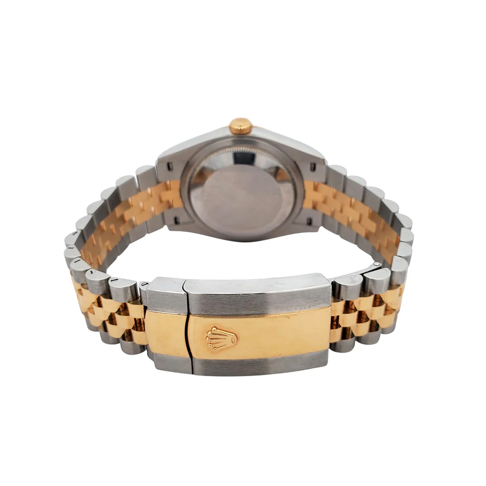 Rolex Datejust 126233 36mm 2-Tone Champagne Index Fluted Jubilee Watch Box Papers - Image 6