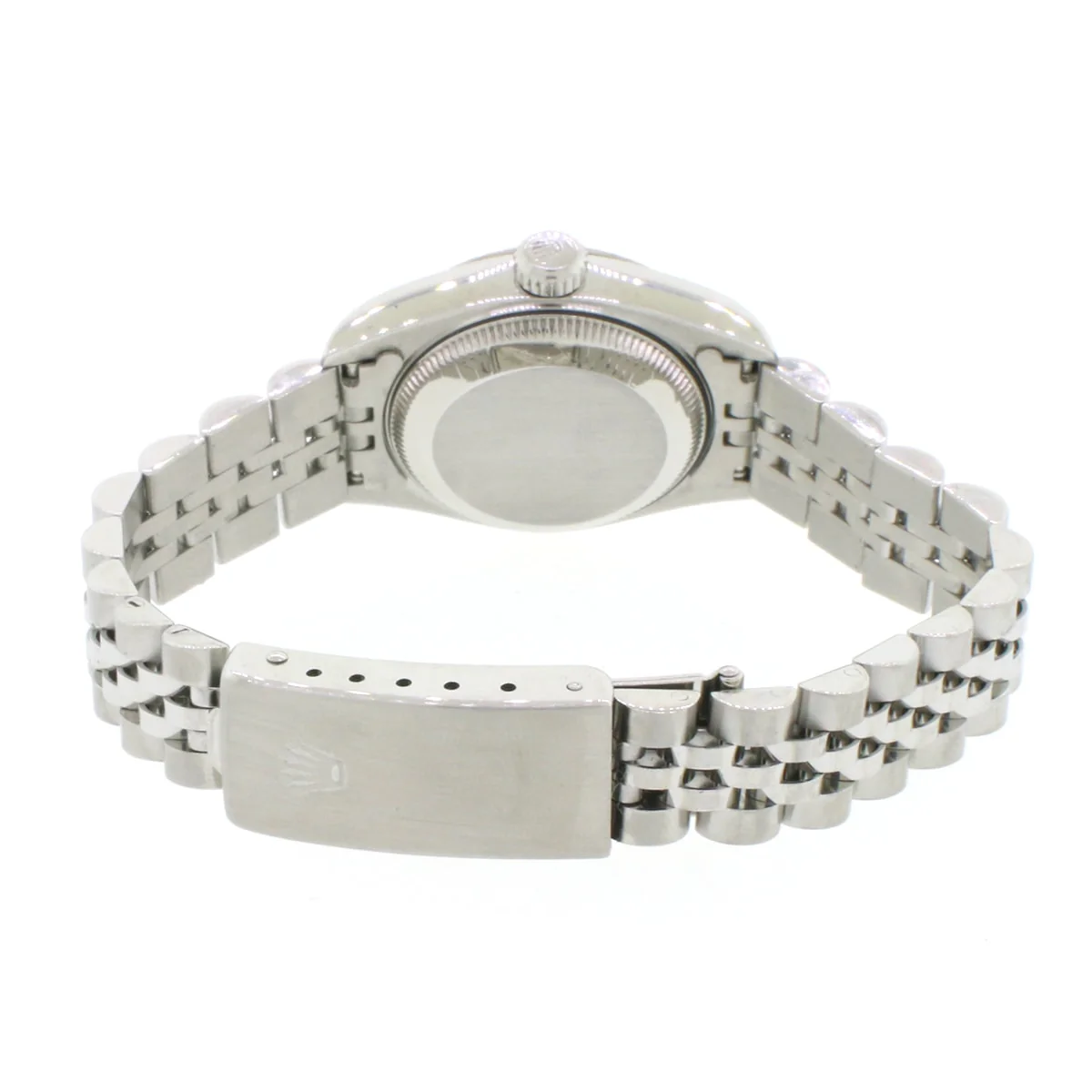 Rolex Datejust 18K White Gold Fluted Bezel 26MM Automatic Stainless Steel Jubilee Watch 69174 No Holes Case - Image 7