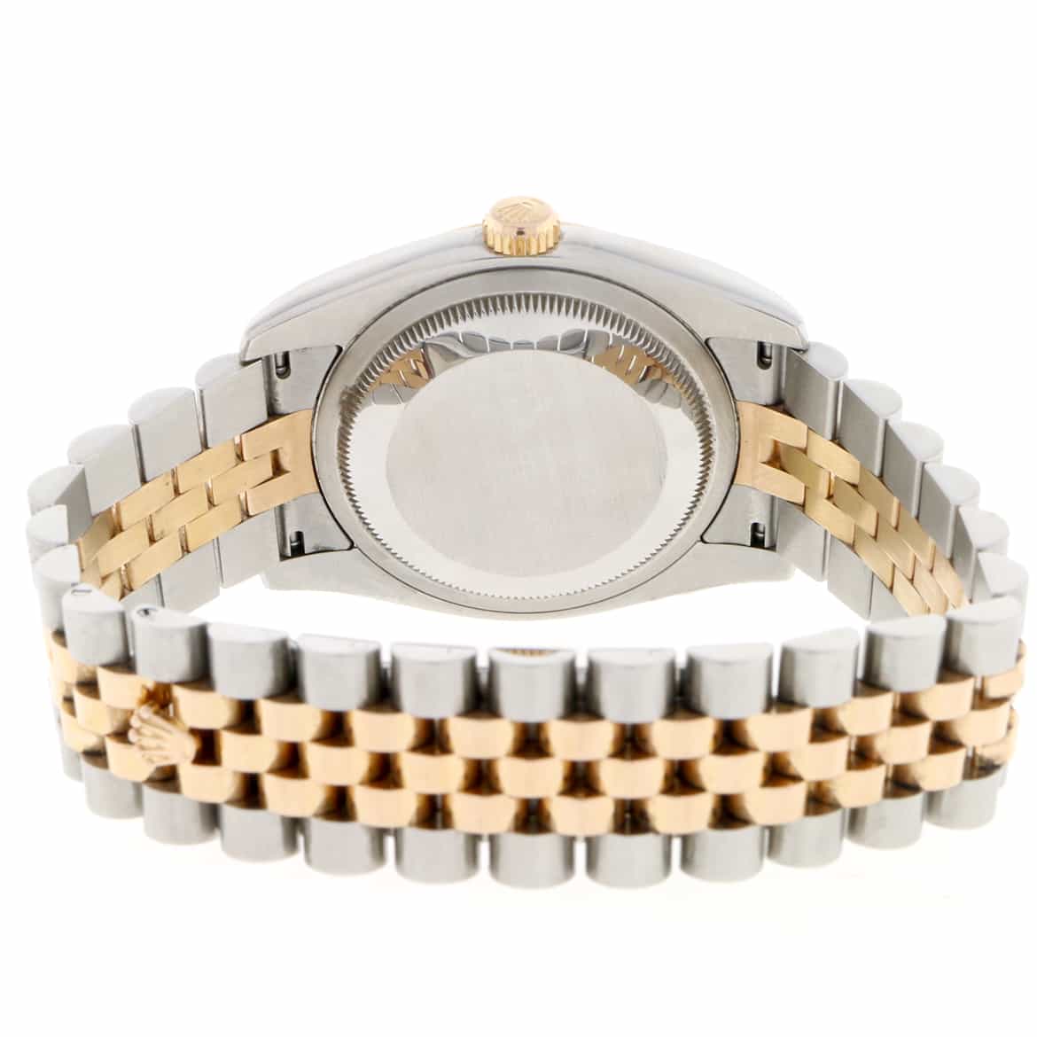 Rolex Datejust 2-Tone 18K Everose Gold & Stainless Steel Original White Stick Dial 36MM Automatic Jubilee Mens Watch 116231 - Image 7