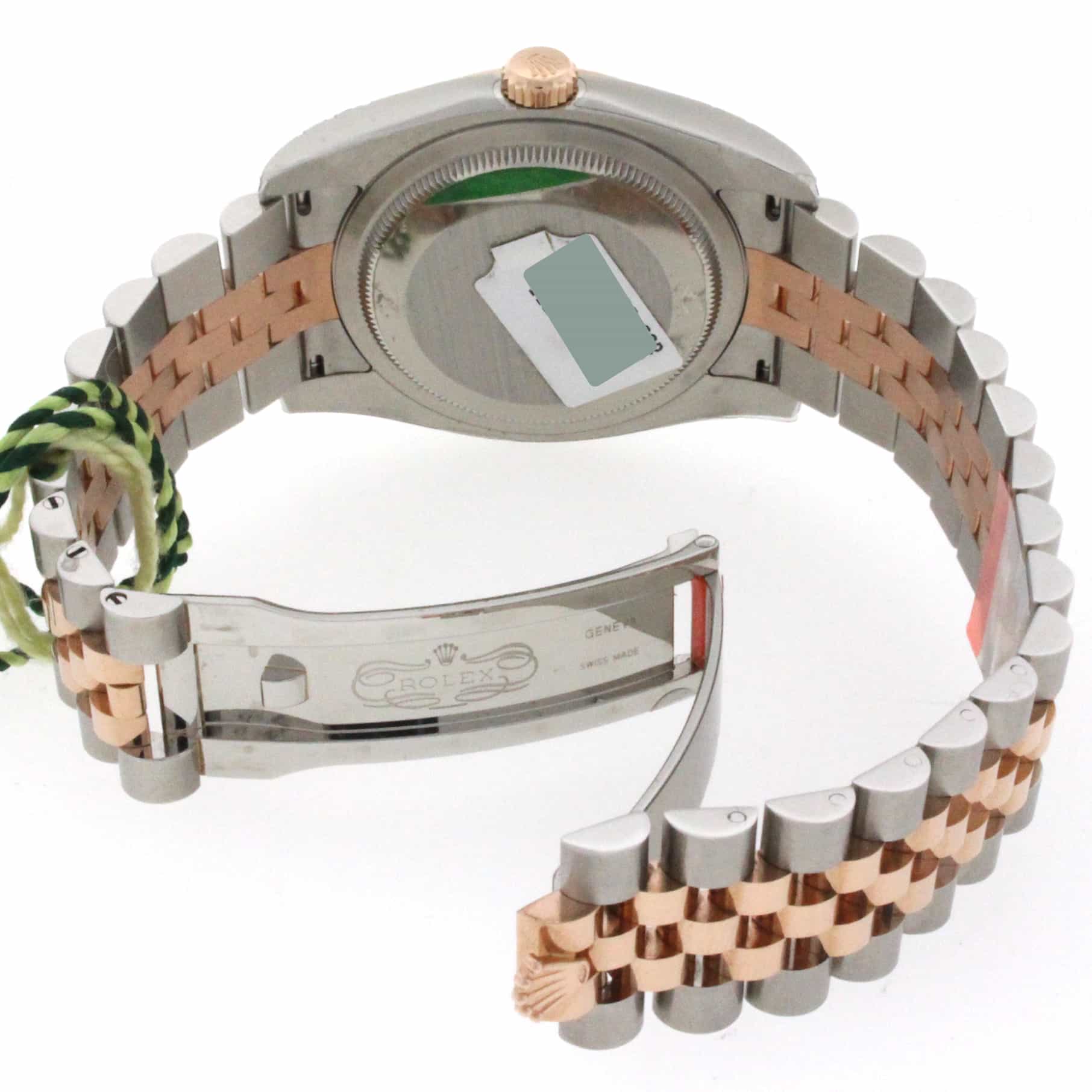 Rolex Datejust 2-Tone 18K Rose Gold/Stainless Steel 36MM Jubilee Automatic Watch 116231 Unworn - Image 10