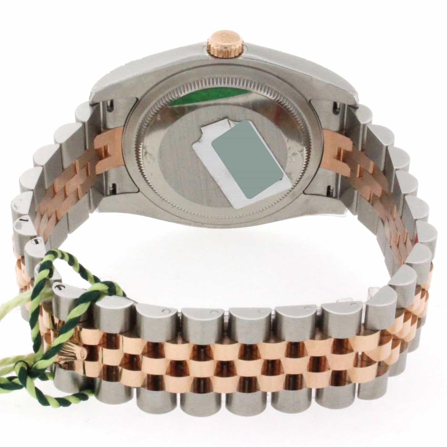 Rolex Datejust 2-Tone 18K Rose Gold/Stainless Steel 36MM Jubilee Automatic Watch 116231 Unworn - Image 9