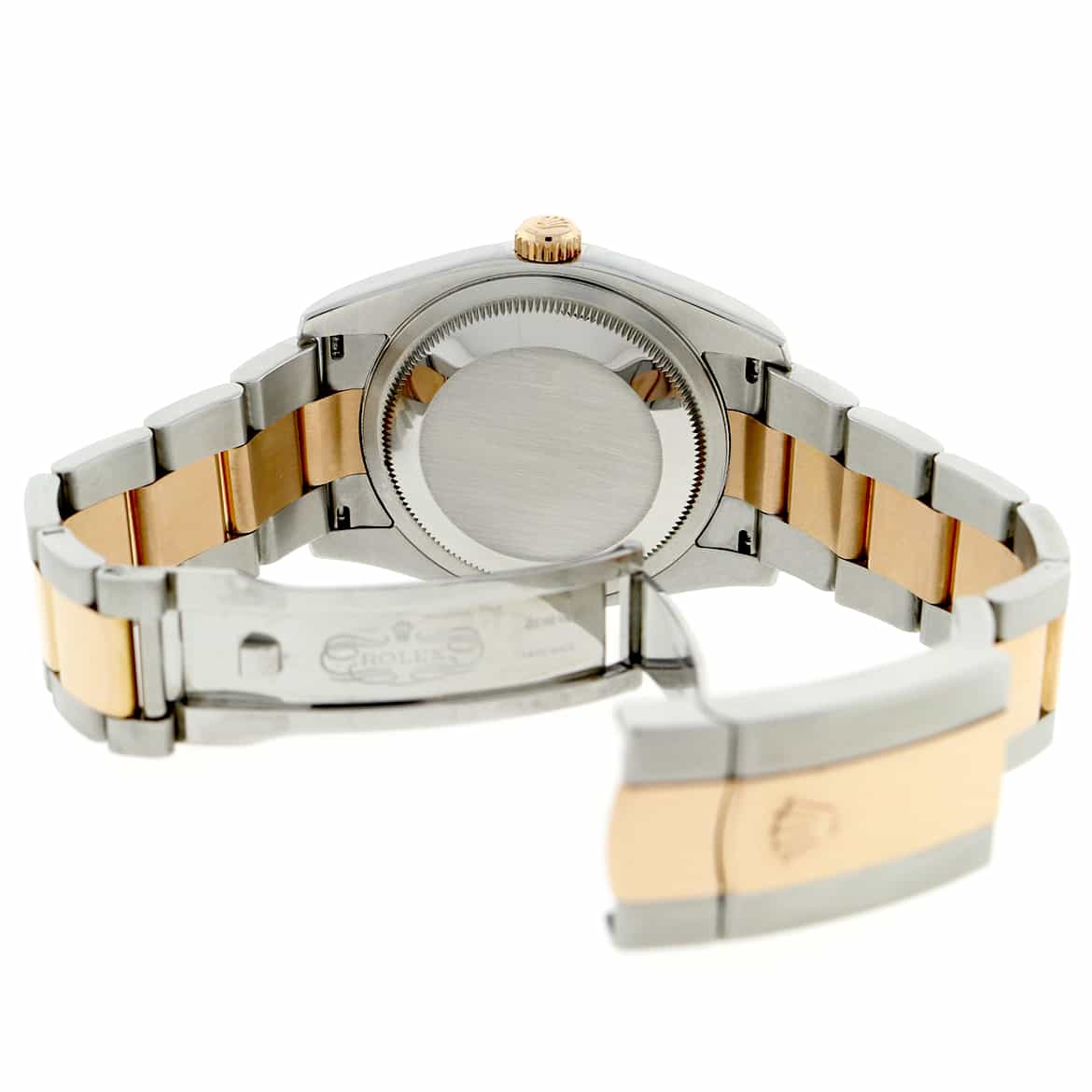 Rolex Datejust 2-Tone 18K Rose Gold/Stainless Steel Tuxedo Dial 36MM Automatic Mens Watch 116231 - Image 10